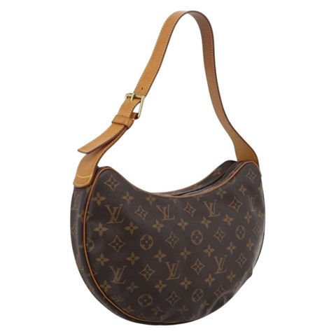 路易威登 Monogram Croissant MM 單肩包 M51512 LV Auth ka6168V