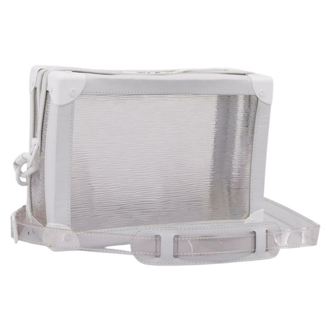 路易威登 Epi Plage Soft Trunk 單背包 透明 M55602 LV Auth ka6296V