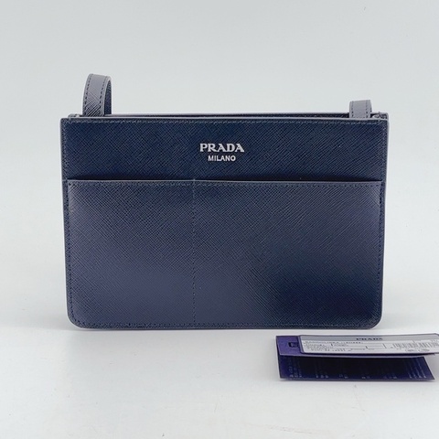 普拉達 Prada  黑色斜挎包 尺寸:19 13 3