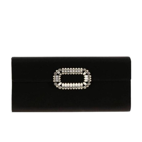 Roger Vivier 女士 絲緞信封手拿包均碼碼24cm*4cm*14cm