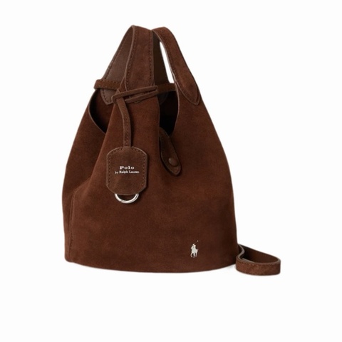 Polo Ralph Lauren 女士 Polo Play 絨面手提包均碼碼28cm*16cm*19.5cm