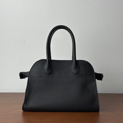 THE ROW Margaux 10 牛皮 手提包 女款 黑色W1190L133BLPL