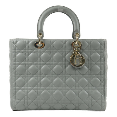 Dior 羊皮皮革Lady Dior Large手挽袋