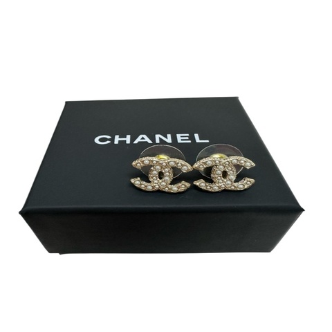 Chanel A64766 CC Earrings 珍珠 耳環