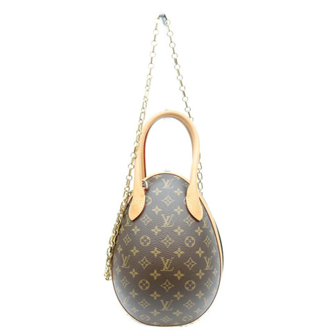 路易威登 M44587 Monogram Egg 單肩包，棕色配金色五金，女士款