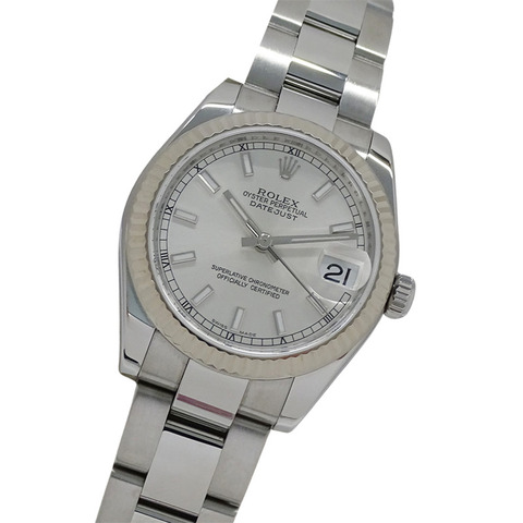 勞力士 Datejust 178274 Z 字頭，女士自動腕錶，不銹鋼 (SS)、白金 (WG)、銀色