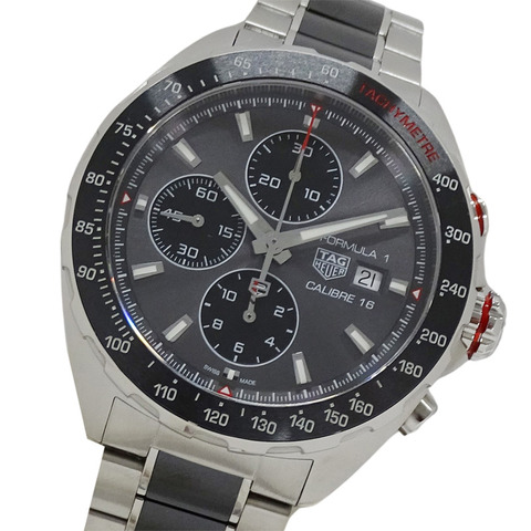 TAG Heuer Formula 1 CAZ2012 BA0876 男士腕錶，品牌名稱，Caliber 16，日期顯示，自動上鍊機芯，不銹鋼 (SS)，銀灰色