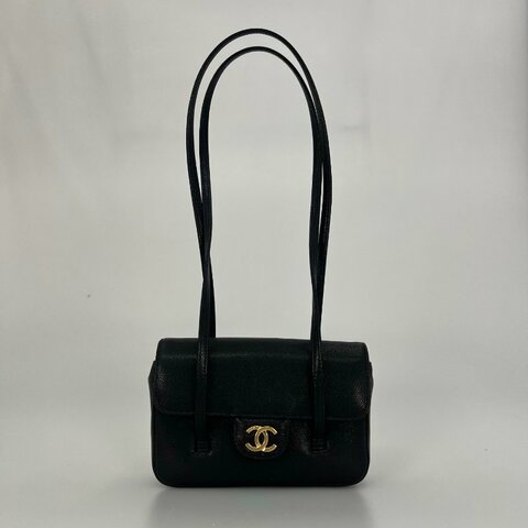 CHANEL PREPPY COCO MINI黑荔枝 AP5068/晶片款