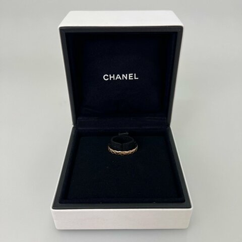 CHANEL COCO CRUSH 細玫瑰金戒指 4.2g #54