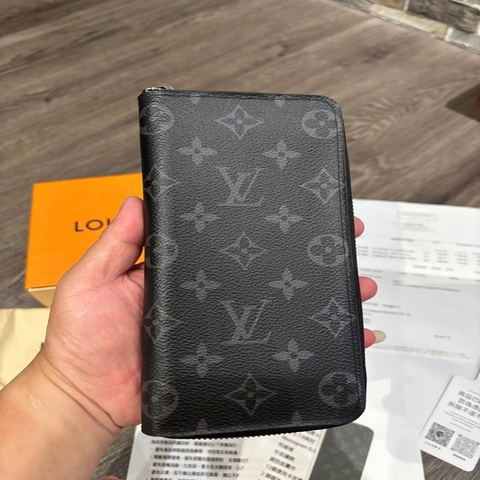 LV 路易威登 黑色老花 長夾