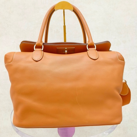 愛馬仕HERMES Tool box牛奶盒，大號，底長33cm框P 有肩帶 缺鎖