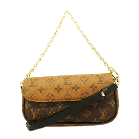路易威登 Monogram Reverse Wallet-on-Chain Ivy 手提包 M26587 棕色 兩用包 女士