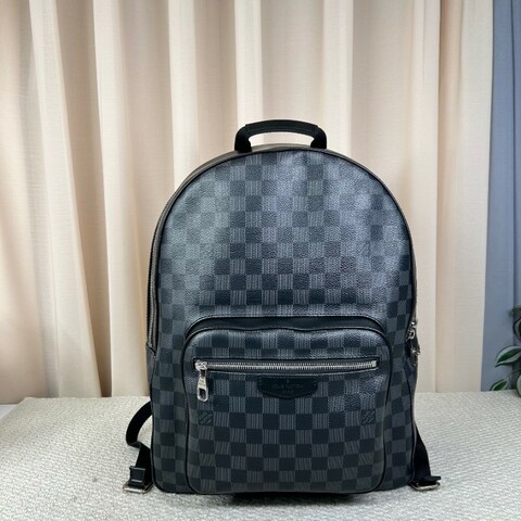 Louis Vuitton Josh黑色棋盤格後背包