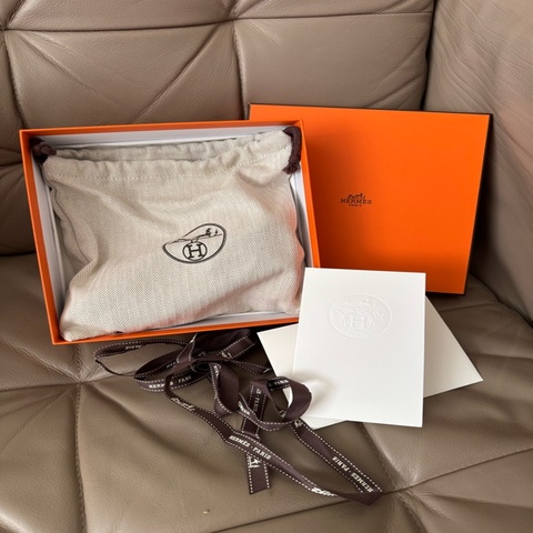Hermes 黑白編織背帶