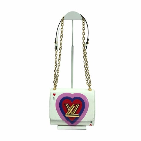Louis Vuitton lv 白色 twist 小號 情人節限定 肩背包