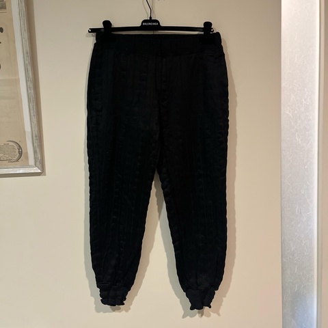 ISSEY MIYAKE MEN 壓摺 黑色束口褲 1號