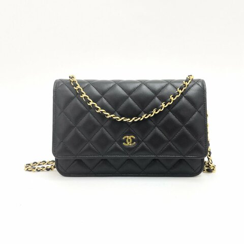 CHANEL WOC 羊皮金扣 芯片款