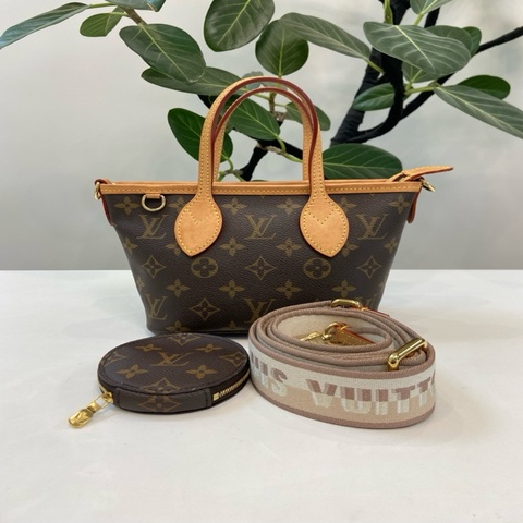 路易威登 LV neverfull bb  老花迷你購物袋 24×9×12cm