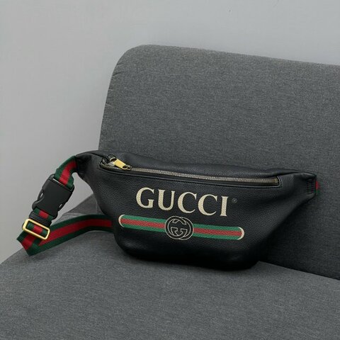 GUCCI 皮革腰包 大號
