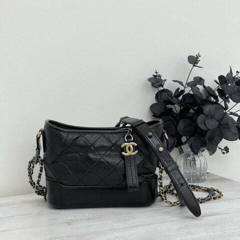 CHANEL Gabrielle hobo 流浪包小號 保卡24開