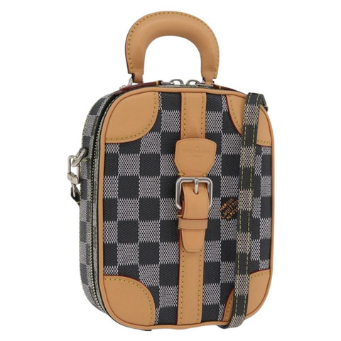 路易威登 Damier Versette 直式手提包 白色 黑色 N60273 LV 正品 204899SAM