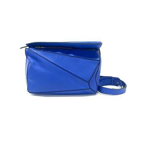 LOEWE 藍色 puzzle 中號 肩背包