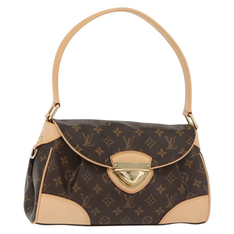 路易威登 Monogram Beverly MM 肩背包 M40121 LV Auth mr3062V