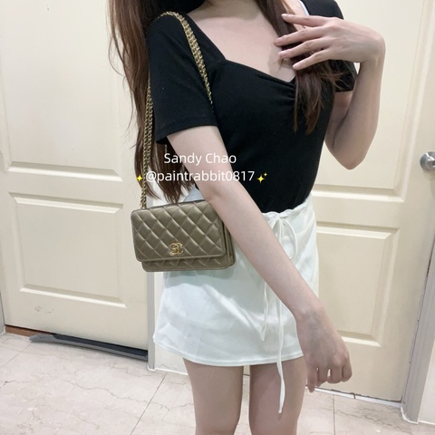 Chanel woc古銅金轉扣✨🈶購證
