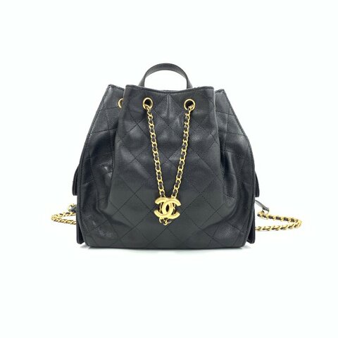 Chanel 黑金 25bag 後背包
