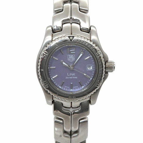TAG Heuer Link WT141G 女士腕錶，日期顯示，藍色錶殼，石英機芯
