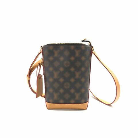 Louis Vuitton lv 棕色 老花 cruiser hobo 水桶 晶片款 肩背包