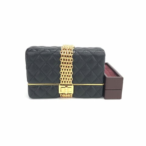 Chanel 黑色 珠寶盒 晶片