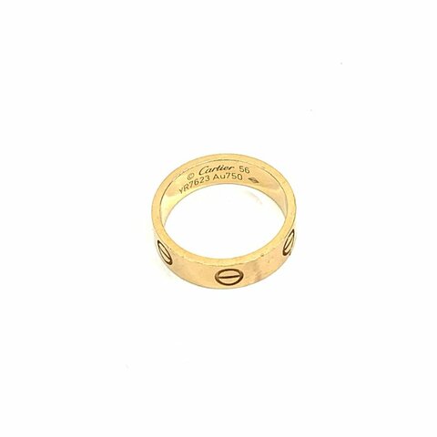Cartier Cartier 18k玫瑰金 love 寬 56碼 戒指