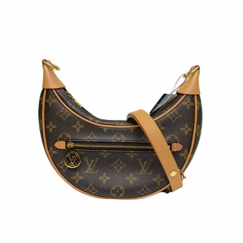 Louis Vuitton Loop 豌豆包 老花 PVC 金扣 晶片