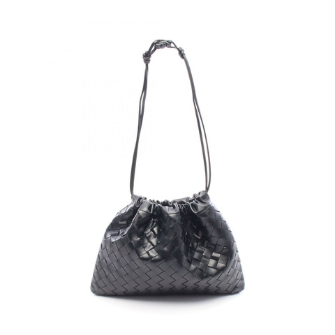 BOTTEGA VENETA 防塵袋 Intrecciato 肩背包 796728V3IV18425 皮革 黑色