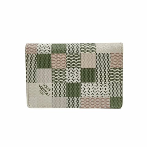 Louis Vuitton 拼色 PVC 棋盤格 卡包