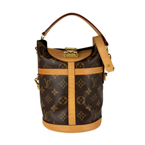 路易威登 LOUIS VUITTON 單肩包 Monogram Duffle 帆布棕色 女士 M43587 z11065