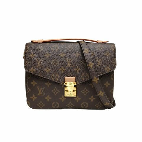 Louis Vuitton Metis Pochette 郵差包 老花 PVC 金扣 2020