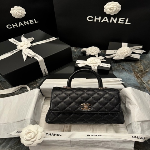 Chanel Coco Handle 小號2024年9月台北香奈兒專櫃購入9.5成新