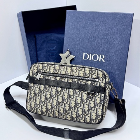 （極新全配🎁） DIOR Safari 迪奧 經典老花 郵差包 斜背包