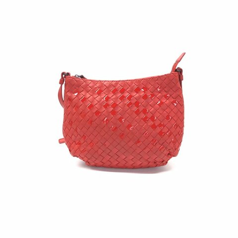 Bottega Veneta BV 紅色 編織 hobo 肩背包