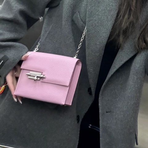 Hermès 愛馬仕  手槍包mini X9錦葵紫