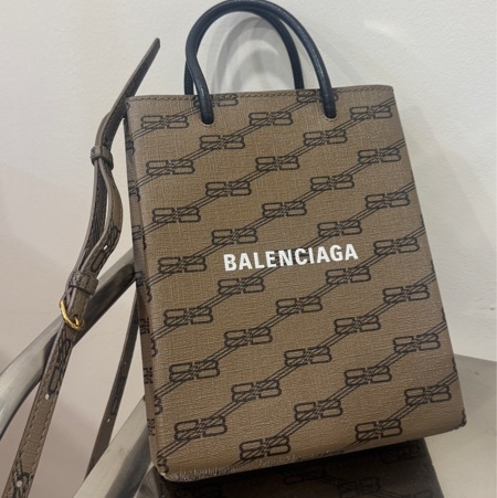 BALENCIAGA 巴黎世家 BB Monogram 手提斜背兩用包
