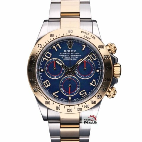 【大眾金時代】ROLEX勞力士 116523 Daytona半金迪通拿 2016/05 停產絕版 稀少藍色賽車面盤 藍色夜光 錶徑40mm 自動上鍊 B1616