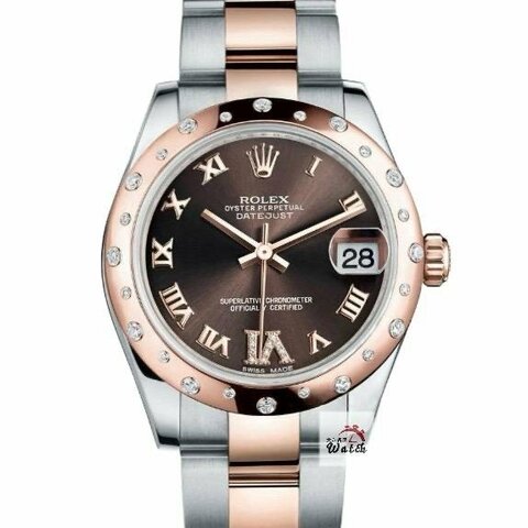【大眾金時代】ROLEX勞力士 178341 Datejust 蠔式日誌 中型款 2018/07全配件 原廠雪花鑽圈 巧克力VI鑽面盤 錶徑31mm B1617