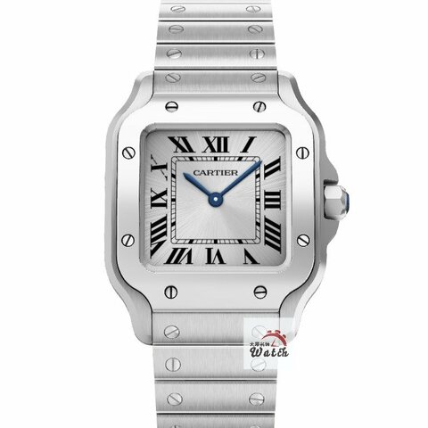 【大眾金時代】Cartier卡地亞 WSSA0082 山度士系列 2026/09未使用新品 原廠保固至2034/09 小型山度士 銀色羅馬面盤 G456