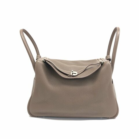 Hermès 大象灰 lindy34 T刻 肩背包