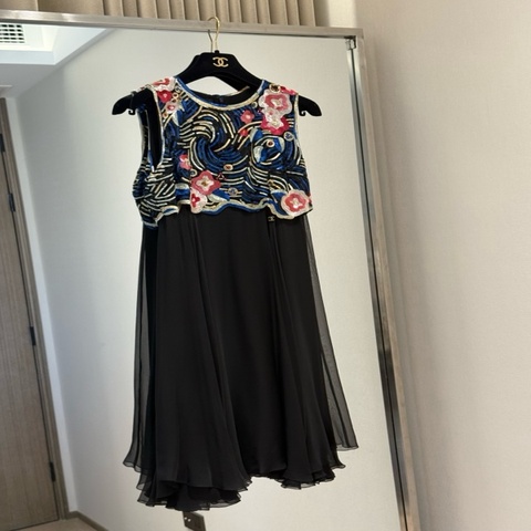 Chanel01A宝石系列连衣裙fr38~~