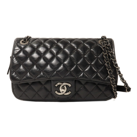 CHANEL 牛皮皮革Chain Shoulder鏈帶肩背袋