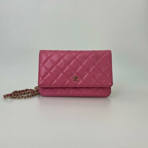 CHANEL WOC包 粉荔枝 AP0250/保卡款